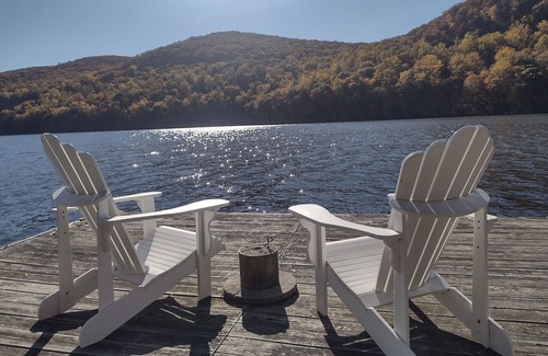 New Fairfield House | Top-Rated Lakefront Retreat with Pool and Spa Amenities