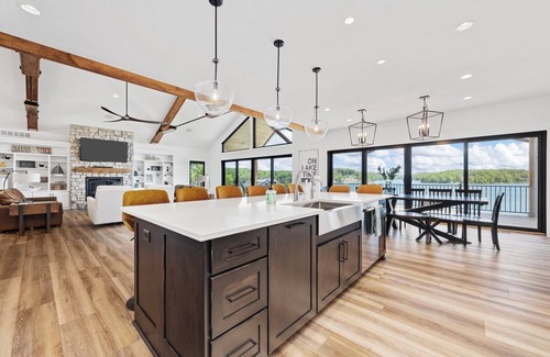 Innsbrook House | Idyllic Lakefront Home with Pool Overlooking Lake Alpine