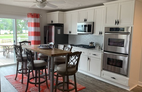 Bass Lake House | Beautiful lakefront home with shared pier!