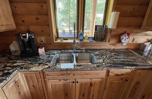 Lake Nebagamon House | Inviting Log Lake Home with Loft, Pool & Pet-Friendly Stay