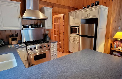 Forest CIty House | Idyllic Maine Retreat on East Grand Lake with Spa & Hot Tub