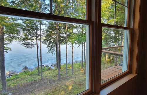 Forest CIty House | Idyllic Maine Retreat on East Grand Lake with Spa & Hot Tub