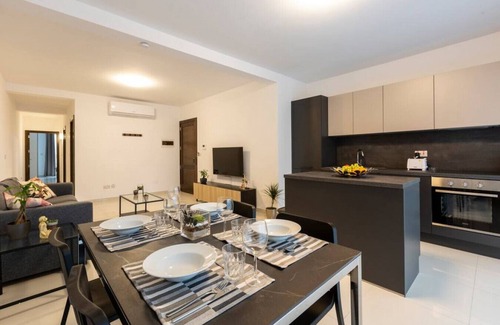 Msida Apartment | Modern 2BR Apartment in Central Location with Ocean View