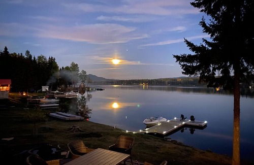 Deka Lake House | Modern Lakeside Retreat with Private Dock and Hot Tub
