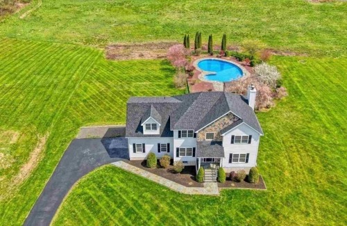 Clintondale Villa | Modern Villa Retreat with Pool, Hot Tub & Perfect Reviews
