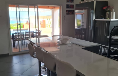 Cargese Villa | Modern Villa with Pool & Ocean View, Steps from the Beach