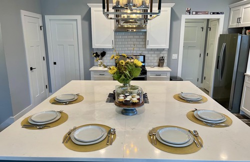 Northeast South Bend House | New Home Steps from Notre Dame with Ocean View & Spa