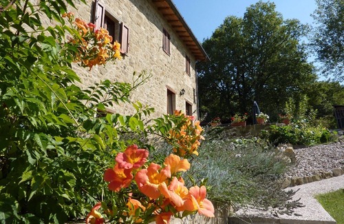 Spedalicchio Apartment | Charming Stone Farmhouse with Pool in Umbrian Hills