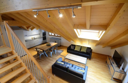 Lauterbrunnen Apartment | Elegant Penthouse with Breathtaking Lauterbrunnen Views