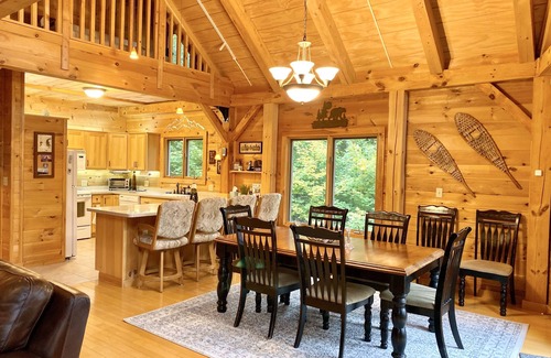 Wardsboro House | Inviting Post & Beam Home near Stratton and Mount Snow