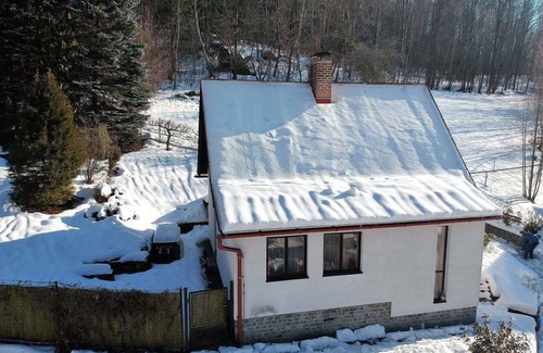 Zelezny Brod Villa | Charming Villa for 5 with Terrace, TV & Pet-Friendly Perks