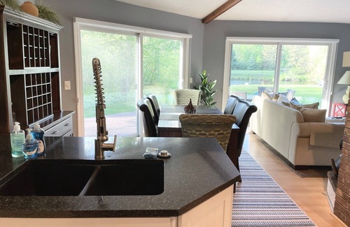 Mayfield House | Idyllic Riverfront Retreat with Hot Tub and Spacious Yard