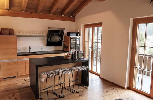 Laax House | Beautiful private villa for 8 people with WIFI, TV, patio and panoramic view