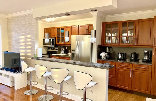 North Bay Village Apartment | Stylish Waterfront Apartment with Pool, 5 Min to Beach