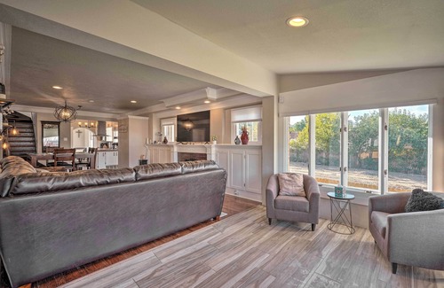 Pueblo House | Elegant Restored Victorian Home with Lake View & Spa