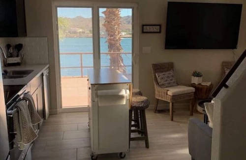 Parker Dam House | Inviting Riverfront Beach Villa 12 with Pool & Ocean View