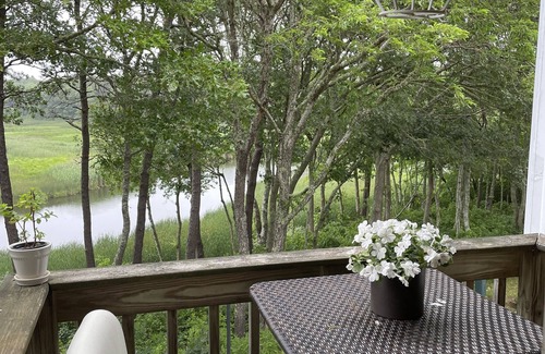 Mashpee House | Idyllic Riverview Townhome with Pool and Ocean Views