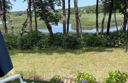 Mashpee House | Idyllic Riverview Townhome with Pool and Ocean Views