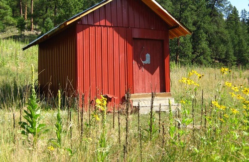 Tererro Cabin | Inviting Rustic Indian-Bear Cabin by the Pecos River