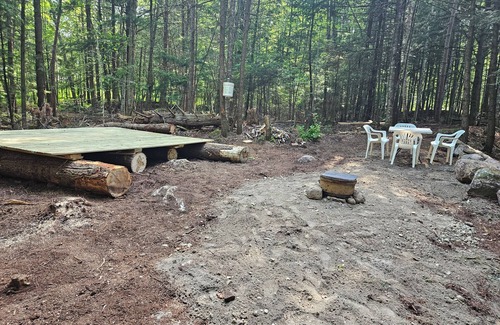 Crown Point RV Rental | BEAUTIFUL SECLUDED RUSTIC camp site. Waterfall, creek, swimming hole & trails.