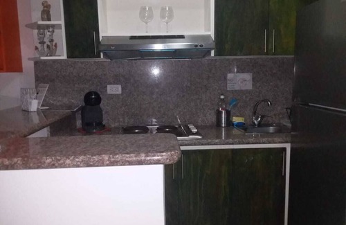 Los Frailes Apartment | Inviting 1B/1B Apartment with Balcony and Pool Access