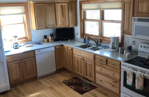 Frankfort House | Tranquil Up North Retreat with Ocean View & Spa Access