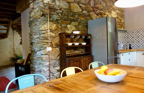 Ortigueira House | Chic Newly Restored Watermill with River Views and Spa