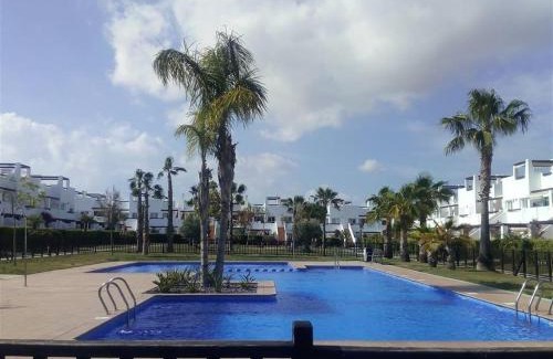 Alhama de Murcia Apartment | Cozy Three-Bedroom Retreat in Condado with Pool