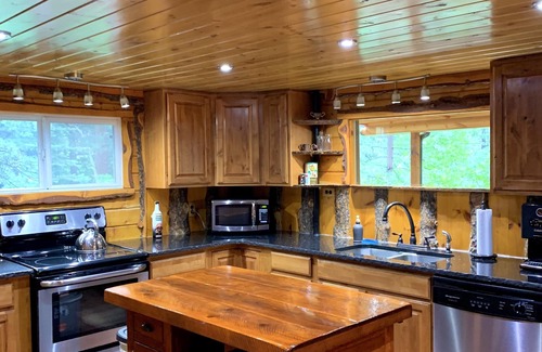 Rustic Cabin | Cozy Updated Log Cabin by the Poudre River - Rated 9/10