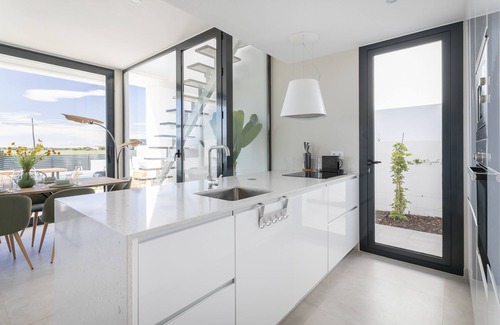 Diputacion de Rincon de San Gines Villa | Inviting Villa with Private Pool & Ocean Views, Steps to Beach