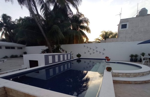 Yucatan Peninsula House | Beautiful Villa in Progreso With Pool and Garden, Next to the Beach