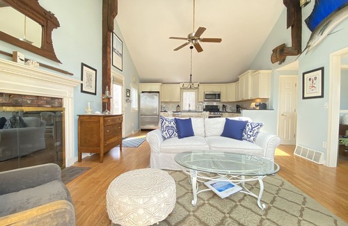 South Dennis House | Scenic Waterfront Retreat with Pool & Spa Amenities