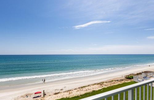 Bethune Beach Apartment | Oceanfront Corner Unit at Ocean Condo 401 with Pet-Friendly Perks