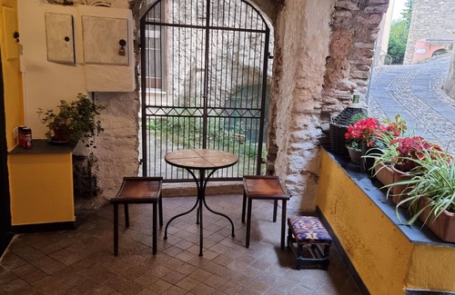 Dolcedo Apartment | Charming Romantic Apartment in Historic Dolcedo with Ocean View