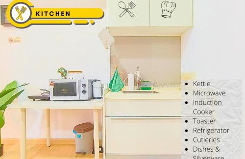 Sungai Buloh Apartment | DSara Comfy Homestay: Family-Friendly Retreat with Dining