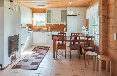 Lestijarvi House | Scenic Lake View Retreat at Beige 2 by Interhome