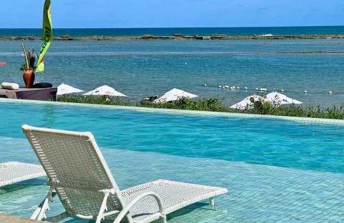 Barra de Sao Miguel Apartment | Oceanfront Barra Bali: 4-Bedroom Retreat with Pool