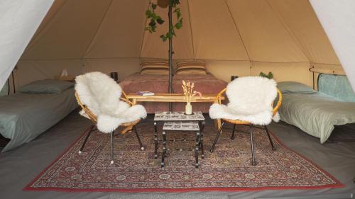 Nederweert-Eind Other | Cozy Bell Tent Retreat in a Food Forest with Hot Tub