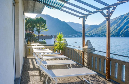 Lezzeno Apartment | Bellagio Villas - Aida with Lakefront Balcony & Pool Access