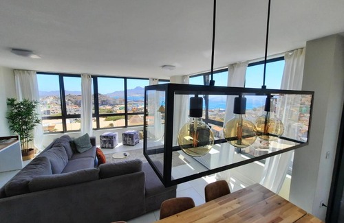 Mindelo Apartment | Bellavista: Oceanfront Retreat with Spa & Pool Amenities