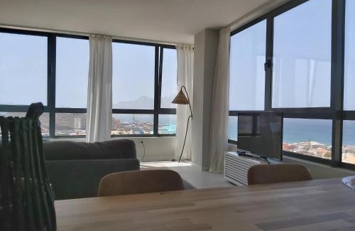 Mindelo Apartment | Bellavista: Oceanfront Retreat with Spa & Pool Amenities