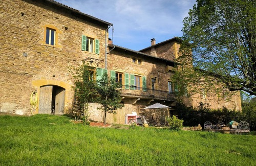 Saint-Laurent-d'Oingt House | Relax at Belle Maison Pierres Dorées with Private Pool