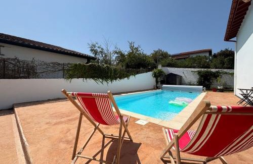Urrugne House | Belle maison 10 pers, piscine et jardin à Urrugne - FR-1-239-1146