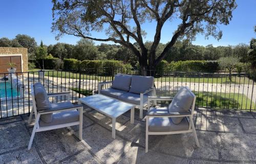 Grignan Villa | Elegant Villa with Pools and Ocean View at Gite Les Aiguiers