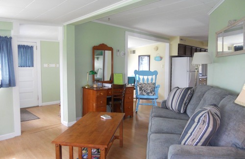 Bemus Point Cottage | Serene Chautauqua Lakefront Cottage with Dock & Spa Amenities