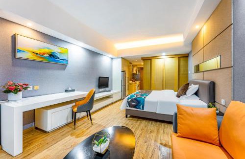 Guangzhou Central Business District Apartment | Bene International Hotel Zhujiang New Town US Consulate General Guangzhou Branch-The Canton Fair offers free breakfast and buses