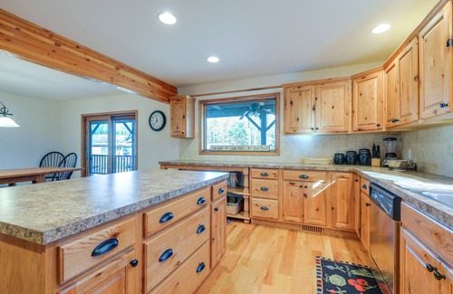 Benton Cottage | Serene Benton Home with Private Deck and Scenic Views