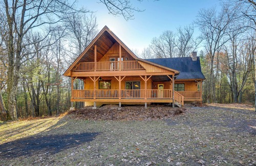 Benton Cottage | Serene Benton Home with Private Deck and Scenic Views