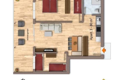 Faschina Apartment | Family-Friendly Berg Aparts Faschina with 9/10 Guest Rating