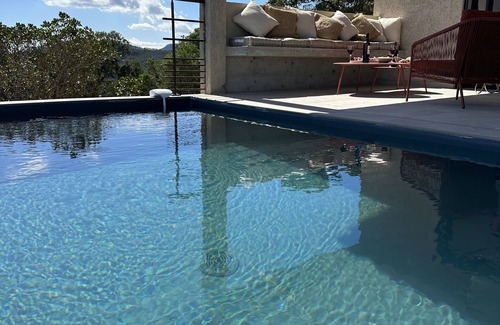 Sari-Solenzara House | Bergerie Ernestu: Sea View & Heated Pool Retreat